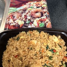 Spicy Thai shrimp fried rice Spicy Thai shrimp fried rice