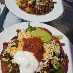 Sandbar Pub - Taco Salad .  Ginger Beef.
