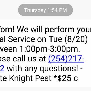 White Knight Pest Control - Lies!!! - Pest Control Near Me - Salado, Texas White Knight Pest Control - Lies!!! - Pest Control Near Me - Salado, Texas