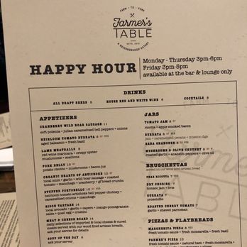 Farmer's Table - New American Near Me - La Mesa, California Farmer's Table - New American Near Me - La Mesa, California