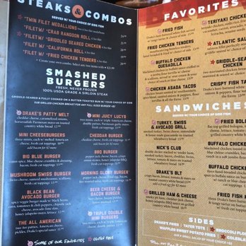Drake's - Menu 2 - American Near Me - Huntsville, Alabama