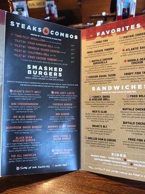 Menu photo 4 Drake's Huntsville, AL