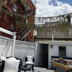 Outdoor seating area