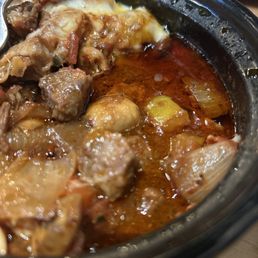 Beef guvec. Very greasy
