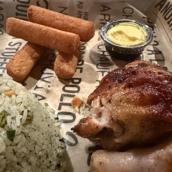 Viva Chicken - Quarter 1/4 Chicken with 2 Sides: cilantro Rice and yucca fries - Peruvian Near Me - St. George, Utah Viva Chicken - Quarter 1/4 Chicken with 2 Sides: cilantro Rice and yucca fries - Peruvian Near Me - St. George, Utah