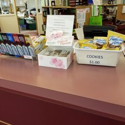 Didn't know they sell snacks at the library.