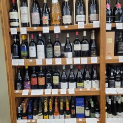 Woodland Hills Wine Company - Large format bottle above, half bottles below.
