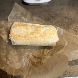 Taqueria Monarca - Giant Burrito Pollo. This thing is hefty and good!