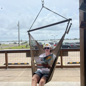Yarbarita's Sip and Swing - Great menu! Loved the shrimp Alfredo - New American Near Me - Rockport, Texas