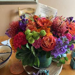 Absolutely stunning arrangement for my mom's birthday! I love the juicy colors!!
