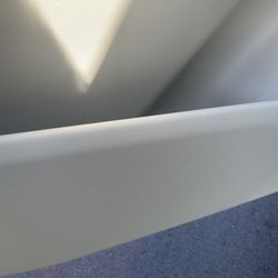 New System Restoration - There were about 8 nicks in the bottom of this door panel. Now you can see none, and his prices are reasonable.