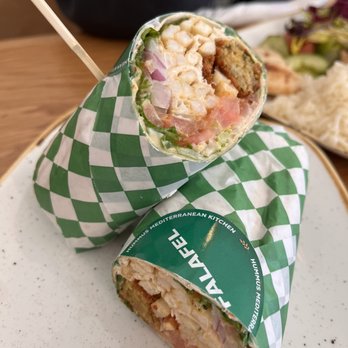 Hummus Mediterranean Kitchen - Falafel Wrap - Mediterranean Near Me - San Francisco, California