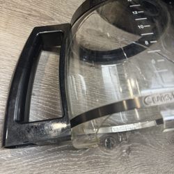 Broken Cuisinart coffee pot after making a pot of coffee