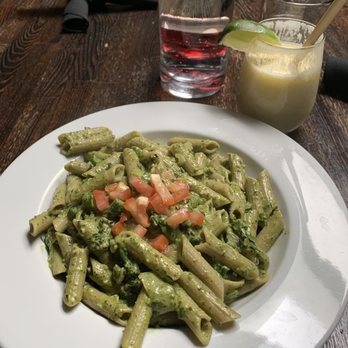 SunCafe - PESTO PASTA w/ Broccoli, Caribbean Breeze - Vegan Near Me - Studio City, California