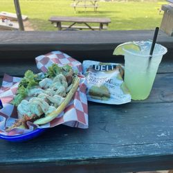 Jake's on the Lake - Mahi blt and a margarita