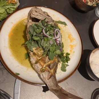 Makasih - CRISPY WHOLE FISH Vietnamese Dressing & Coconut Rice - Pan Asian Near Me - Camarillo, California Makasih - CRISPY WHOLE FISH Vietnamese Dressing & Coconut Rice - Pan Asian Near Me - Camarillo, California