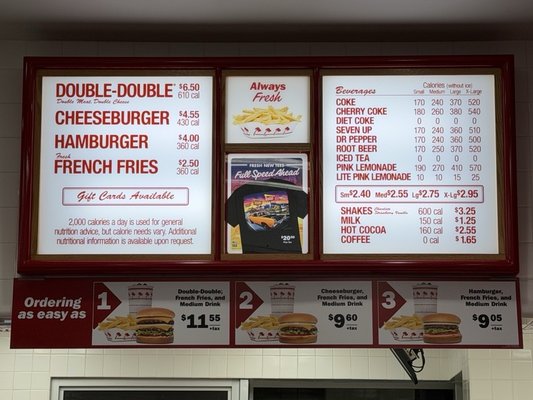 Menu photo 1 In-N-Out Burger Daly City, CA Menu photo 1 In-N-Out Burger Daly City, CA