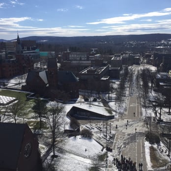 Cornell Chimes - an aerial view of a city - Music Venues Near Me - Ithaca, New York