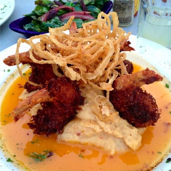 Dos Carlitos - Coconut shrimp with chipotle mashed potatoes in a mango sauce - Mexican Near Me - Santa Ynez, California