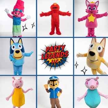 Party Legends - Jacksonville NC Party character mascot and live entertainment company - Party Characters Near Me - Jacksonville, North Carolina Party Legends - Jacksonville NC Party character mascot and live entertainment company - Party Characters Near Me - Jacksonville, North Carolina