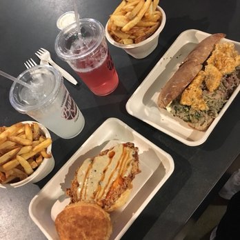 Burnt Crumbs - Combo- sandwich, 1/2 Fries, drink - New American Near Me - Irvine, California Burnt Crumbs - Combo- sandwich, 1/2 Fries, drink - New American Near Me - Irvine, California