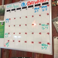 Dave's Brew Farm - November/December 2015 Calendar