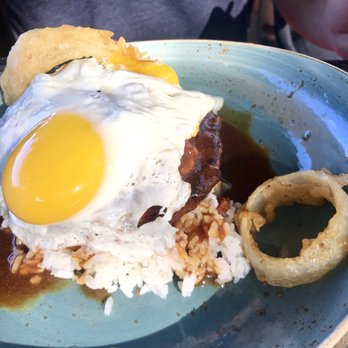 Three's Bar & Grill - Deluxe Hawaiian Loco Moco - Asian Fusion Near Me - Kihei, Hawaii Three's Bar & Grill - Deluxe Hawaiian Loco Moco - Asian Fusion Near Me - Kihei, Hawaii