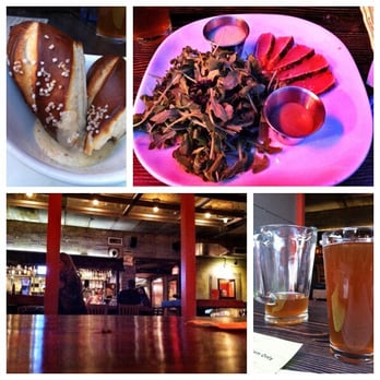 OHSO Brewery- Arcadia - Happy hour pretzels, ahi tuna salad, cute front patio and beer - a pitcher with 2.5 beers costs only $6. - Breweries Near Me - Phoenix, Arizona OHSO Brewery- Arcadia - Happy hour pretzels, ahi tuna salad, cute front patio and beer - a pitcher with 2.5 beers costs only $6. - Breweries Near Me - Phoenix, Arizona