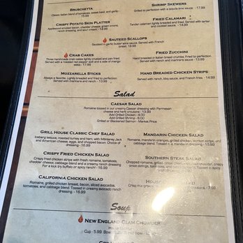 Mike's Grillhouse - Menu - American Near Me - Modesto, California