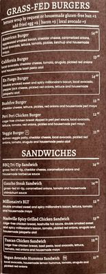 Menu photo 5 Bushfire Kitchen - Riverside Riverside, CA