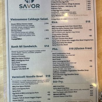 Savor Vietnamese Cuisine - Menu - Vietnamese Near Me - Windsor, California Savor Vietnamese Cuisine - Menu - Vietnamese Near Me - Windsor, California