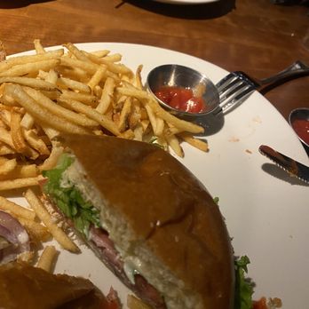 J. Alexander's - Chicken sandwich and fries - New American Near Me - West Bloomfield, Michigan J. Alexander's - Chicken sandwich and fries - New American Near Me - West Bloomfield, Michigan