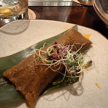 Antiguo 26 - 'Masa' ofgratedPlantain, Taro Root & Green Banana filled with seasoned Pork - Cocktail Bars Near Me - San Juan, Puerto Rico