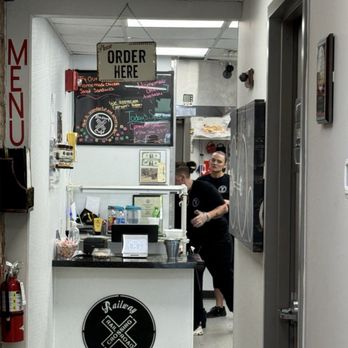 Railway Café - Interior; order at the register - Coffee & Tea Near Me - Bassett, Virginia Railway Café - Interior; order at the register - Coffee & Tea Near Me - Bassett, Virginia