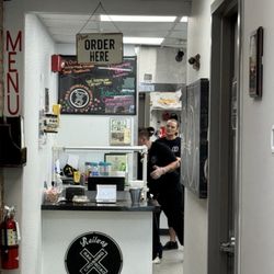 Railway Café - Interior; order at the register