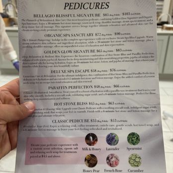 Bellagio Nail Spa - Menu of services - Nail Salons Near Me - Austin, Texas