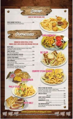 Menu photo 5 Juan's Chuck Wagon Waukegan, IL