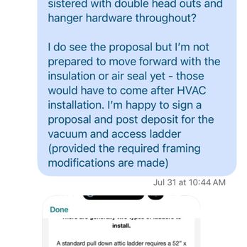 Attic Projects - 1/3 disclosure and question - Insulation Installation Near Me - Orange, California