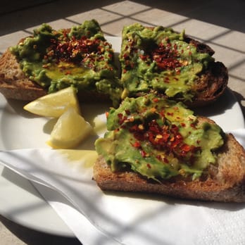 Wilton Way Café - Avocado Toast, £4.50 (usually comes with 2 slices...I got lucky!) - Coffee & Tea Near Me - London, XGL