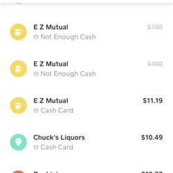 Mutual Mart - You can see the two consecutive $100 charges to my card right after I used my card at their store