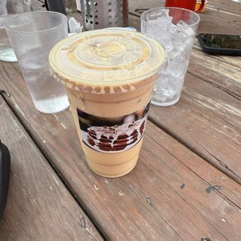 Myke's Cafe - Hazelnut Iced Coffee - Cafes Near Me - Los Angeles, California