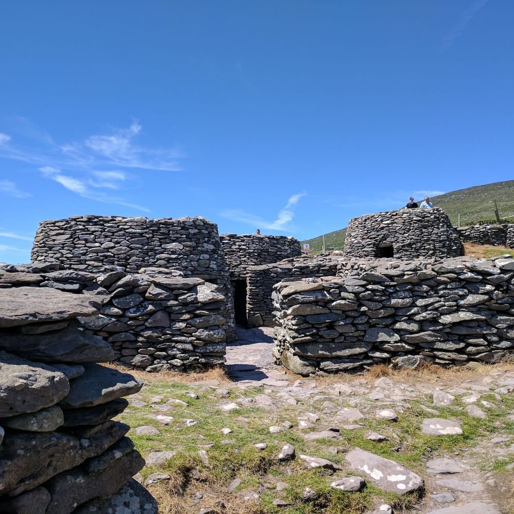 Fahan Beehive Huts - Fahan clocháin (Beehive Huts) on a gorgeous day - Landmarks & Historical Buildings Near Me - Dingle, Kentucky
