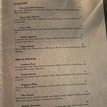 Tavern Next Door - Menu - Cocktail Bars Near Me - Brooklyn, New York