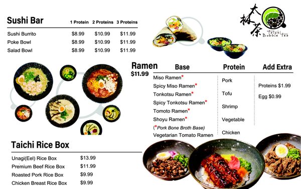 Menu photo 5 Taichi Bubble Tea Chicago Chicago, IL
