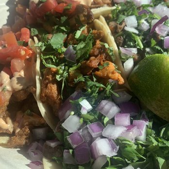 El Cocinero - Closer Shot of 5 Taco plate! Amazing! - Mexican Near Me - Van Nuys CA, California