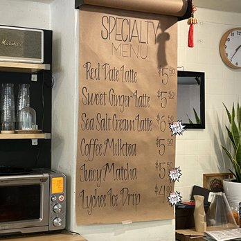 In Joy Coffee - menu as of April 2022 - Coffee & Tea Near Me - Portland, Oregon In Joy Coffee - menu as of April 2022 - Coffee & Tea Near Me - Portland, Oregon