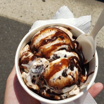 Cookman Creamery - Cookman monster with chocolate sauce - Desserts Near Me - Asbury Park, New Jersey Cookman Creamery - Cookman monster with chocolate sauce - Desserts Near Me - Asbury Park, New Jersey