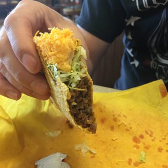 Del Taco - Look at all that meat and cheese! A Taco as it should be made! - Fast Food Near Me - Barstow, California