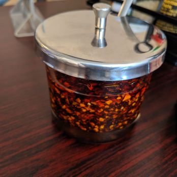Pho Vi-Vi - Not spicy but super fragrant chili oil! - Vietnamese Near Me - Houston, Texas Pho Vi-Vi - Not spicy but super fragrant chili oil! - Vietnamese Near Me - Houston, Texas