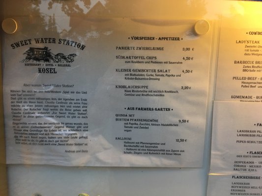 Menu photo 3 Sweet-Water-Station Niesky, SN Menu photo 3 Sweet-Water-Station Niesky, SN